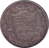 1836 HALFCROWN ( GVF ) - Halfcrown - Cambridgeshire Coins