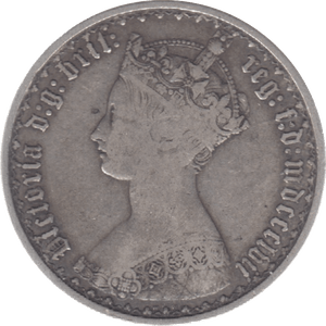 1857 FLORIN ( VF ) 10 - Florin - Cambridgeshire Coins