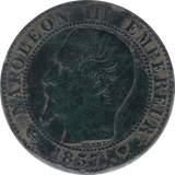 1857 FRANCE 5 CENTIMES - WORLD COINS - Cambridgeshire Coins