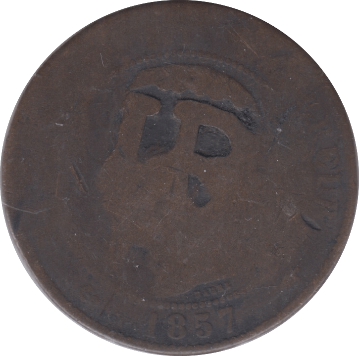 1857 FRANCE CENTIME PENNY - WORLD COINS - Cambridgeshire Coins