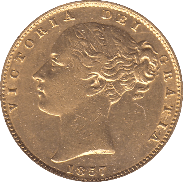 1857 GOLD SOVEREIGN ( EF ) - Sovereign - Cambridgeshire Coins