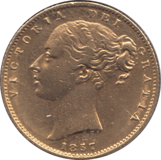 1857 GOLD SOVEREIGN ( GVF ) 2 - Sovereign - Cambridgeshire Coins