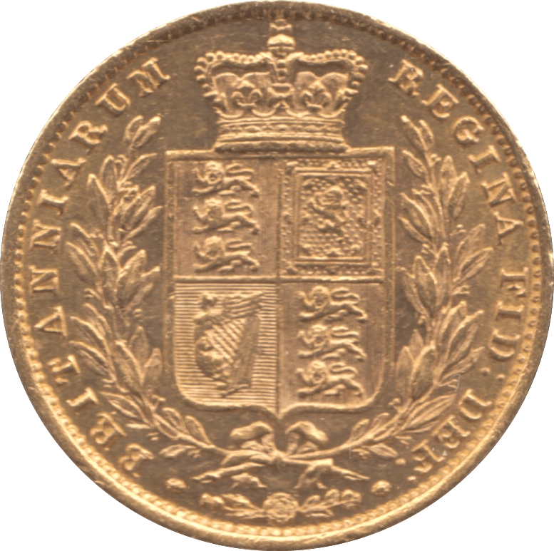 1857 GOLD SOVEREIGN ( GVF ) REF 1 - Sovereign - Cambridgeshire Coins