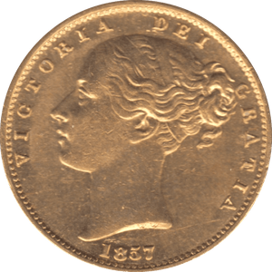 1857 GOLD SOVEREIGN ( GVF ) REF 2 - Sovereign - Cambridgeshire Coins