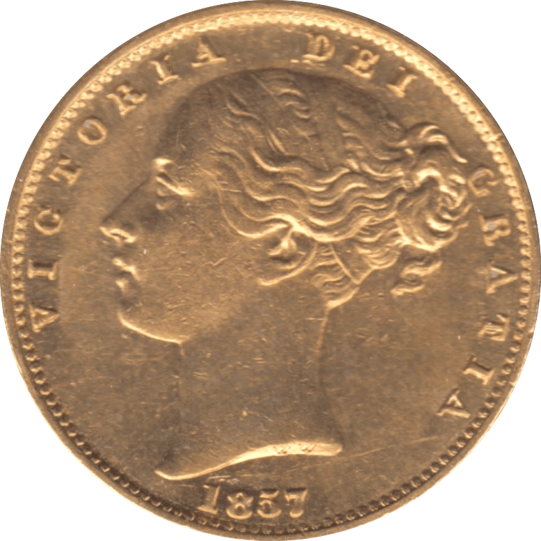 1857 GOLD SOVEREIGN ( GVF ) REF 2 - Sovereign - Cambridgeshire Coins