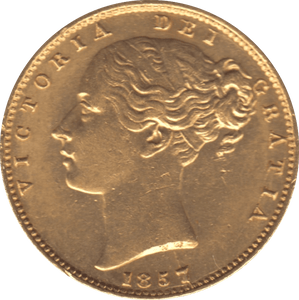 1857 GOLD SOVEREIGN ( GVF ) REF 3 - Sovereign - Cambridgeshire Coins