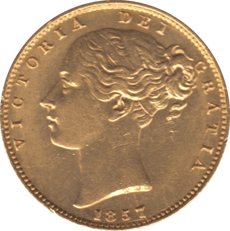 1857 GOLD SOVEREIGN ( GVF ) REF 3 - Sovereign - Cambridgeshire Coins