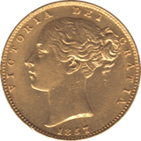1857 GOLD SOVEREIGN ( GVF ) REF 3 - Sovereign - Cambridgeshire Coins