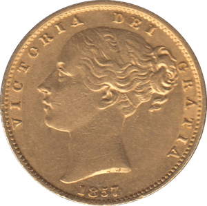 1857 GOLD SOVEREIGN ( GVF ) - Sovereign - Cambridgeshire Coins