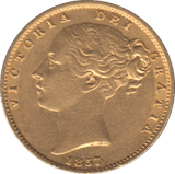 1857 GOLD SOVEREIGN ( GVF ) - Sovereign - Cambridgeshire Coins