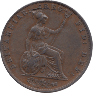 1857 HALFPENNY ( AUNC ) 23 - Halfpenny - Cambridgeshire Coins