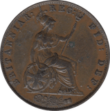 1857 HALFPENNY ( AUNC ) 4 - Halfpenny - Cambridgeshire Coins
