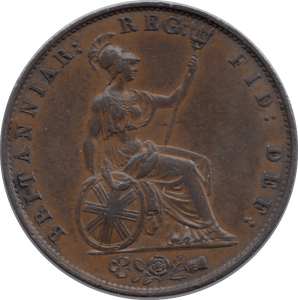 1857 HALFPENNY ( AUNC ) - Halfpenny - Cambridgeshire Coins