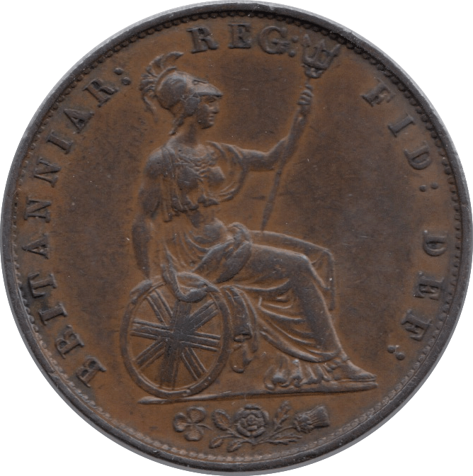 1857 HALFPENNY ( AUNC ) - Halfpenny - Cambridgeshire Coins