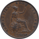 1857 HALFPENNY ( AUNC ) - Halfpenny - Cambridgeshire Coins