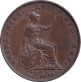 1857 HALFPENNY ( UNC ) - Halfpenny - Cambridgeshire Coins