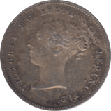 1857 MAUNDY FOURPENCE ( EF ) - Maundy Coins - Cambridgeshire Coins