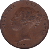 1857 PENNY ( EF ) - Penny - Cambridgeshire Coins