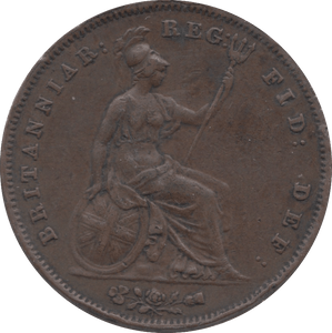 1857 PENNY ( VF ) 3 - Penny - Cambridgeshire Coins