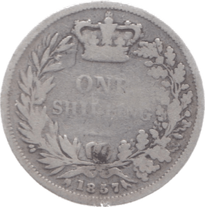 1857 SHILLING ( FAIR ) 9 - Shilling - Cambridgeshire Coins