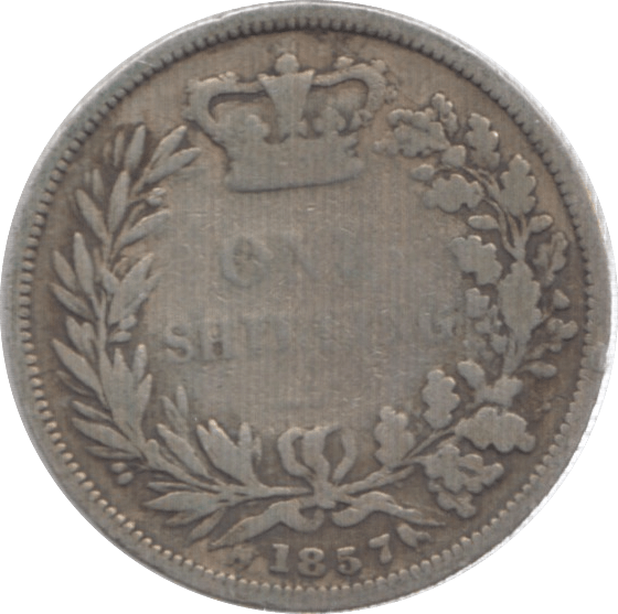 1857 SHILLING ( FAIR ) - Shilling - Cambridgeshire Coins