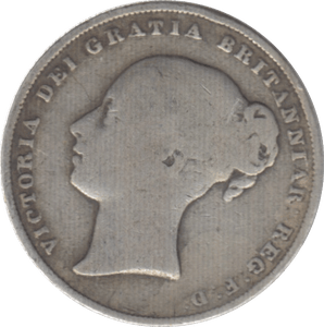 1857 SHILLING ( FAIR ) - Shilling - Cambridgeshire Coins