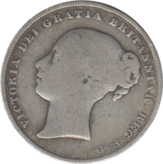 1857 SHILLING ( FAIR ) - Shilling - Cambridgeshire Coins