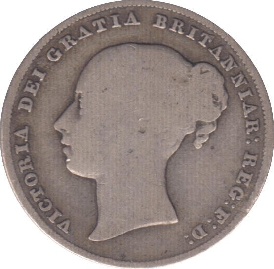 1857 SHILLING ( NF ) - Shilling - Cambridgeshire Coins