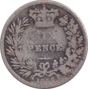 1857 SIXPENCE ( FAIR ) - Sixpence - Cambridgeshire Coins