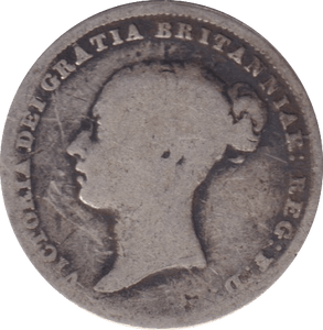 1857 SIXPENCE ( FAIR ) - Sixpence - Cambridgeshire Coins