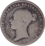 1857 SIXPENCE ( FAIR ) - Sixpence - Cambridgeshire Coins