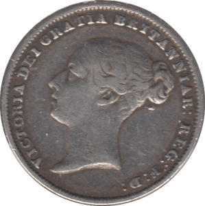 1857 SIXPENCE ( VF ) - Sixpence - Cambridgeshire Coins