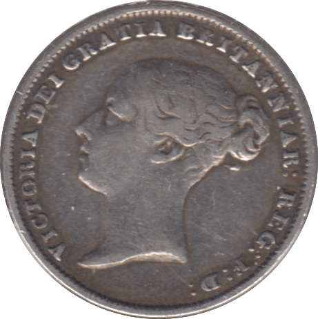 1857 SIXPENCE ( VF ) - Sixpence - Cambridgeshire Coins