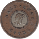 1857 TOY MONEY HALFPENNY - TOY MONEY - Cambridgeshire Coins