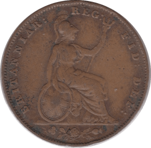 1858 FARTHING ( GF ) - Farthing - Cambridgeshire Coins