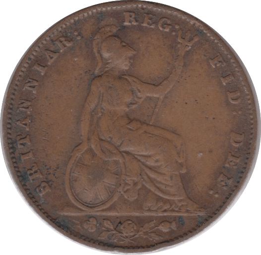 1858 FARTHING ( GF ) - Farthing - Cambridgeshire Coins