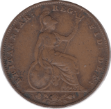 1858 FARTHING ( GF ) - Farthing - Cambridgeshire Coins