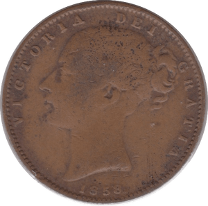 1858 FARTHING ( GF ) - Farthing - Cambridgeshire Coins