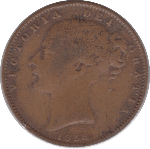 1858 FARTHING ( GF ) - Farthing - Cambridgeshire Coins