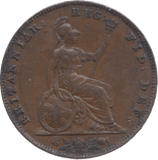 1858 FARTHING ( GVF ) 23 - Farthing - Cambridgeshire Coins