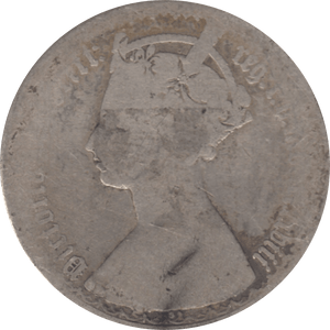 1858 FLORIN ( FAIR ) DIE 59 - Florin - Cambridgeshire Coins