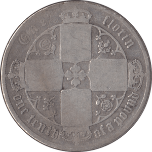 1858 FLORIN ( FAIR ) - FLORIN - Cambridgeshire Coins