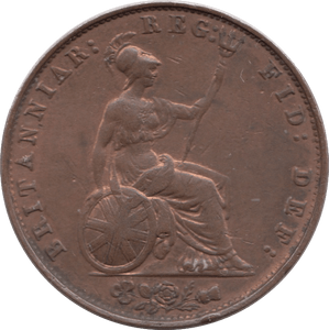 1858 HALFPENNY ( AUNC ) - Halfpenny - Cambridgeshire Coins