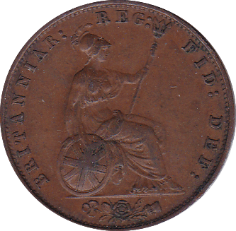 1858 HALFPENNY ( GVF ) - Halfpenny - Cambridgeshire Coins