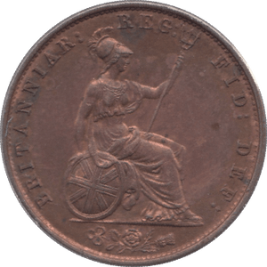 1858 HALFPENNY ( UNC ) - Halfpenny - Cambridgeshire Coins