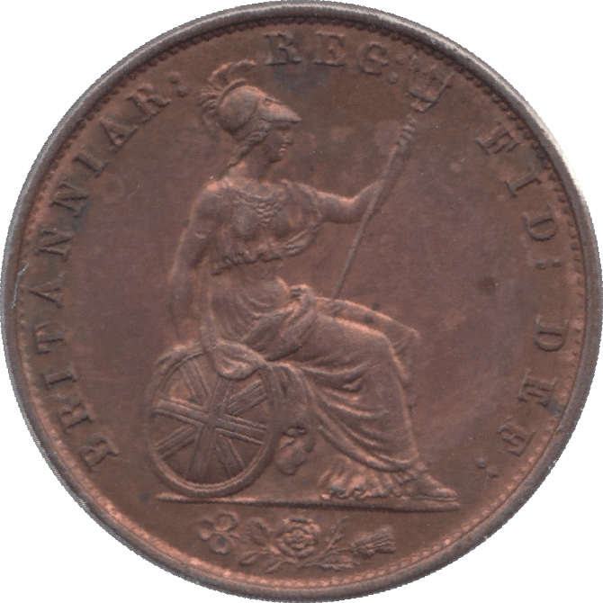 1858 HALFPENNY ( UNC ) - Halfpenny - Cambridgeshire Coins