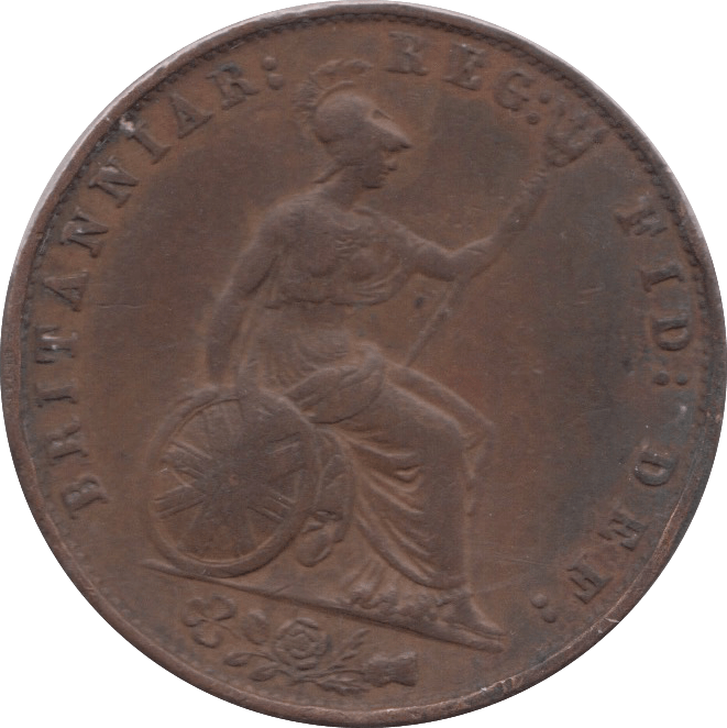1858 HALFPENNY ( VF ) 14 - Halfpenny - Cambridgeshire Coins