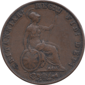 1858 HALFPENNY ( VF ) 4 - Halfpenny - Cambridgeshire Coins