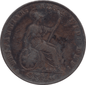 1858 HALFPENNY ( VF ) 8 - HALFPENNY - Cambridgeshire Coins