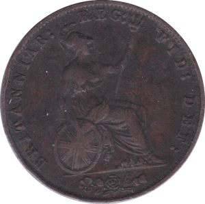 1858 HALFPENNY ( VF ) A - Halfpenny - Cambridgeshire Coins